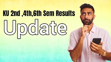 KU 2nd 4th 6th sem Results Estimated Update || Kakatiya university result update