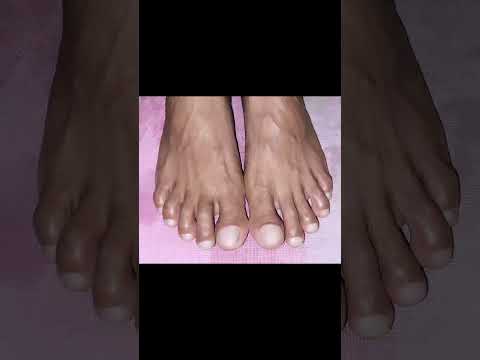 #feet #pink #nails #hyderabad #viral #gelpolish