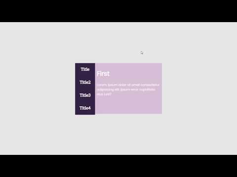 Create  tabs using HTML ,CSS and JavaScript