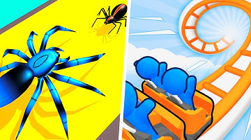 Insect Evolution | Runner Coaster - Gameplay Walkthrough Max Levels (Part 1)