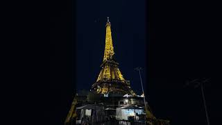 Eiffel Tower Lighting At Night Nighttime Paris France 2024