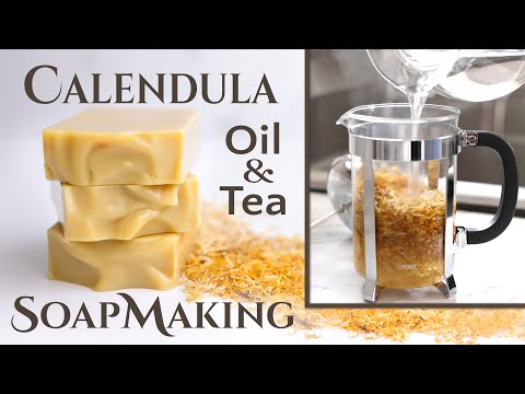 How to Make Soap For Beginners + Calendula Soap Recipe