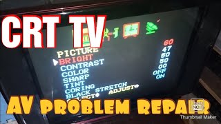 Crt tv Av problem
