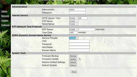 ATAC PM230 Configuration via web interface