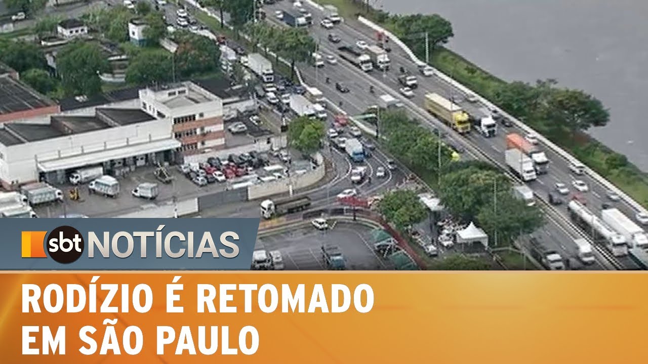 São Paulo retoma o rodízio de veículos nesta 2ª feira | SBT Notícias (07/02/22)