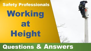 Working At Height - Questions And Answers - Safety Training Resimi