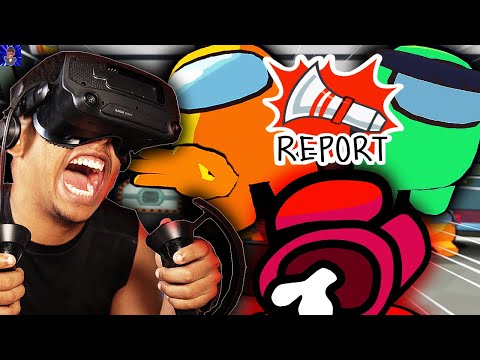 Screaming at Players in AMONG US VR!