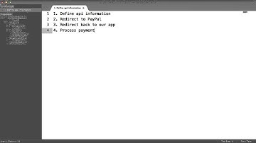 PayPal Payments with PHP: Steps (3/9)