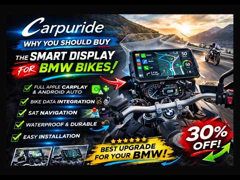 Why Carpuride have you covered for BMW Bikes!