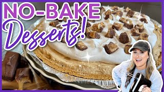 3 Easy, CrowdPleasing Desserts! | NO OVEN REQUIRED!!