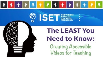 Creating Accessible Videos for Teaching