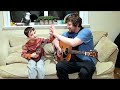 Twinkle Twinkle played by a Kid (and his Dad) is so SWEET!