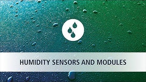Webinar IST AG - Humidity Measurement Using Thin-film Sensor Technology