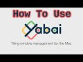 Yabai  tiling window manager for mac  tutorial 