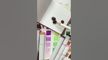 Drawing Coffee with Markers  | Coloring with Copic markers #shorts #markertutorial #markerdrawing