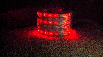 Arduino WS2811 Test - scrolling message sign