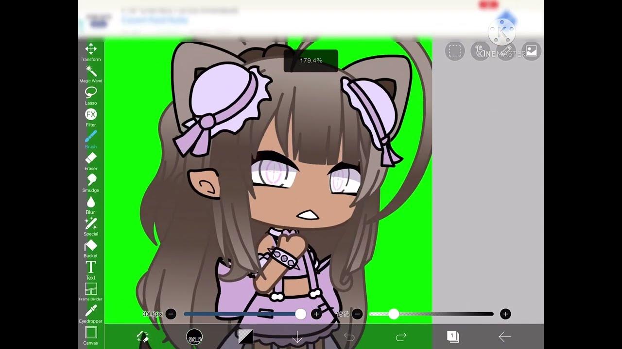 How to make eyebrows in ibisPaint (Gacha life and Gacha club) YouTube
