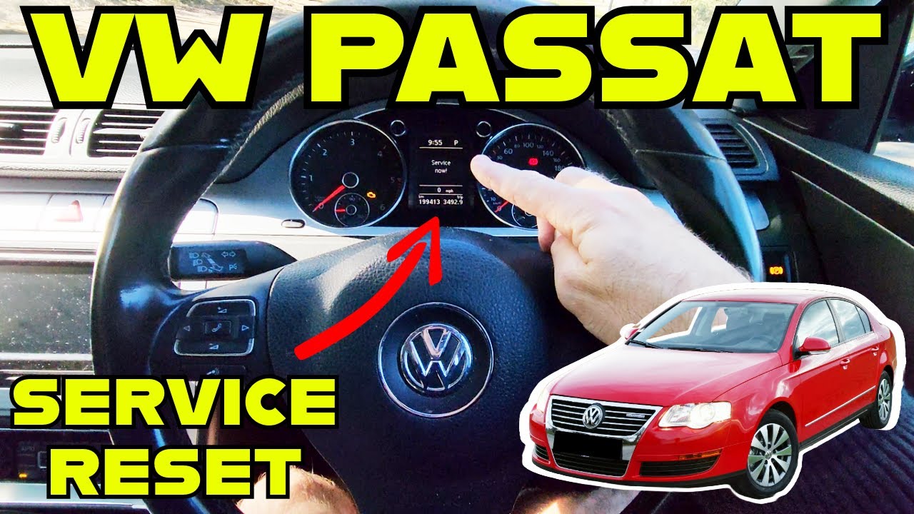 VW Passat Service Light Reset || How to RESET VOLKSWAGEN PASSAT SERVICE ...