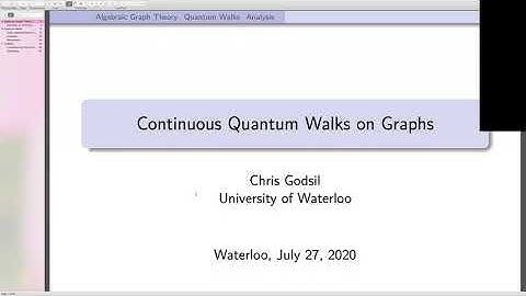 AGT: Continuous Quantum Walks on Graphs