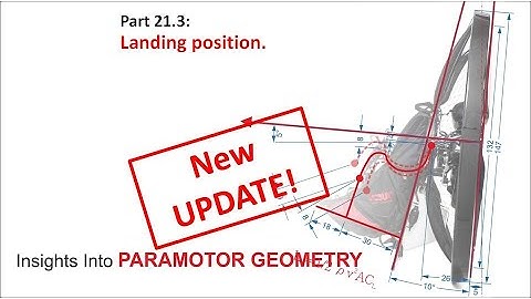Landing position update. Paramotor geometry 21.3