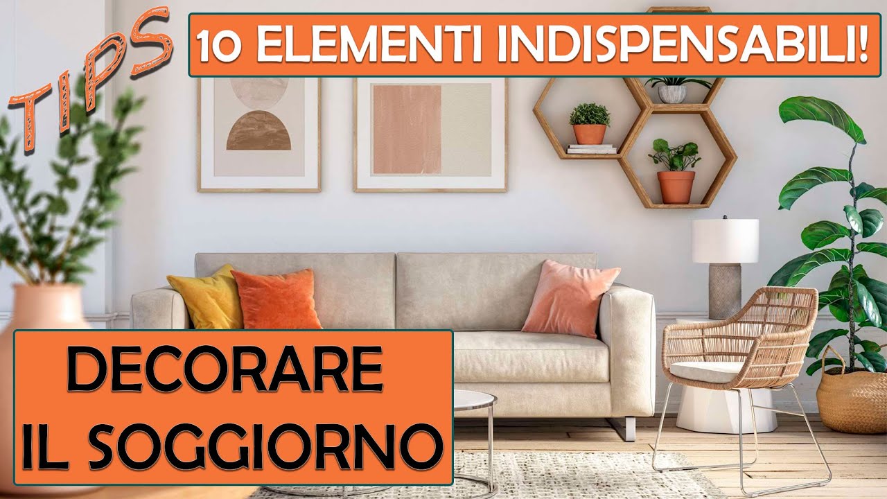 INTERIOR DESIGN - Decorare il soggiorno: 10 elementi indispensabili per ...