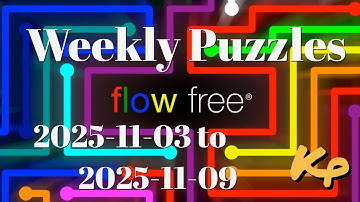 Flow Free - Weekly Puzzles - Rainbow Challenge - 2025-11-03 to 09 - November 3rd to 9th 2025