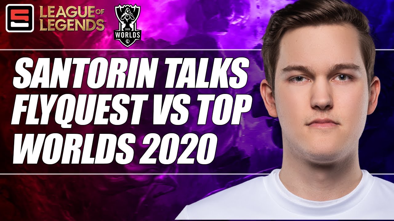 Santorin on FlyQuest's Worlds 2020 debut vs. TOP Esports | ESPN Esports