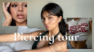 PIERCING TOUR | 16 piercings, pain levels and experience