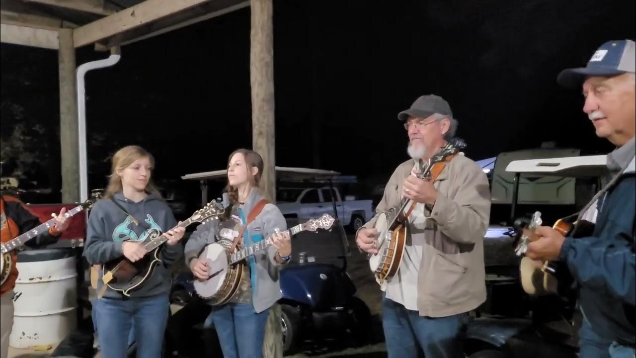 Jamming with friends at Holiday Hills Bluegrass Festival "Molly and