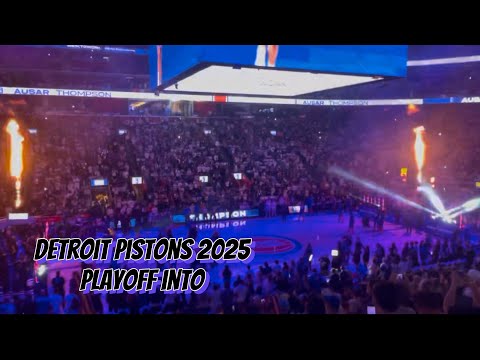 Detroit Pistons Playoff Classic Intro 2025