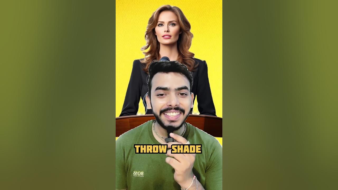 Throw shade meaning english YouTube