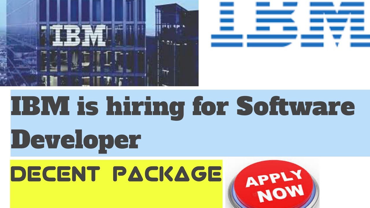 IBM | Software Developer | Off campus| 2022 batch| IT Jobs - YouTube