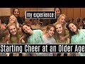 My Experience Starting Cheer at an Older Age