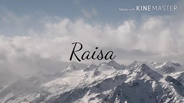 Raisa - Teduhnya Wanita (lyric video)