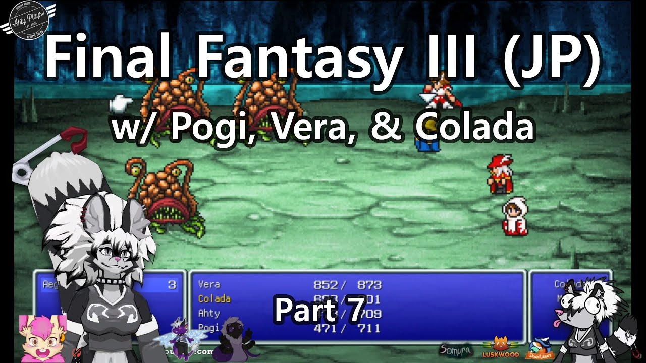 (11/5) Continuing our Final Fantasy III (JP) adventure w/ Pogi, Vera, & Colada! 👀💦 ❤️🧷❤️