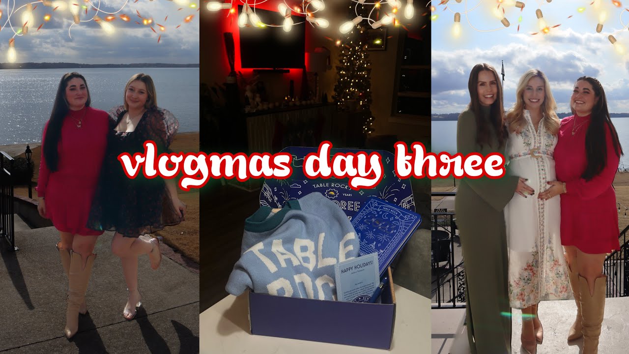 VLOGMAS!! bff’s baby shower + NIGHTTIME house tour/ how we set the vibes