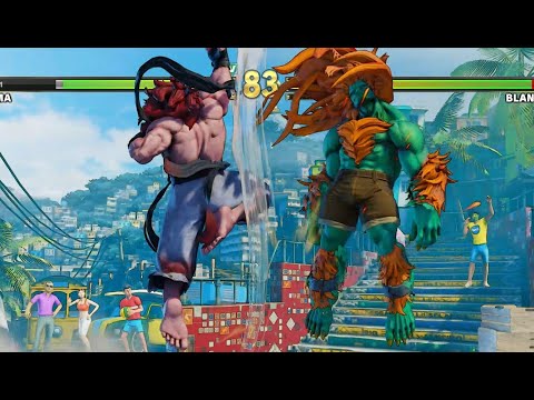Akuma vs Blanka