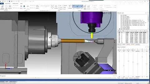 SolidCAM Mill-Turn Complete Machine Simulation 2