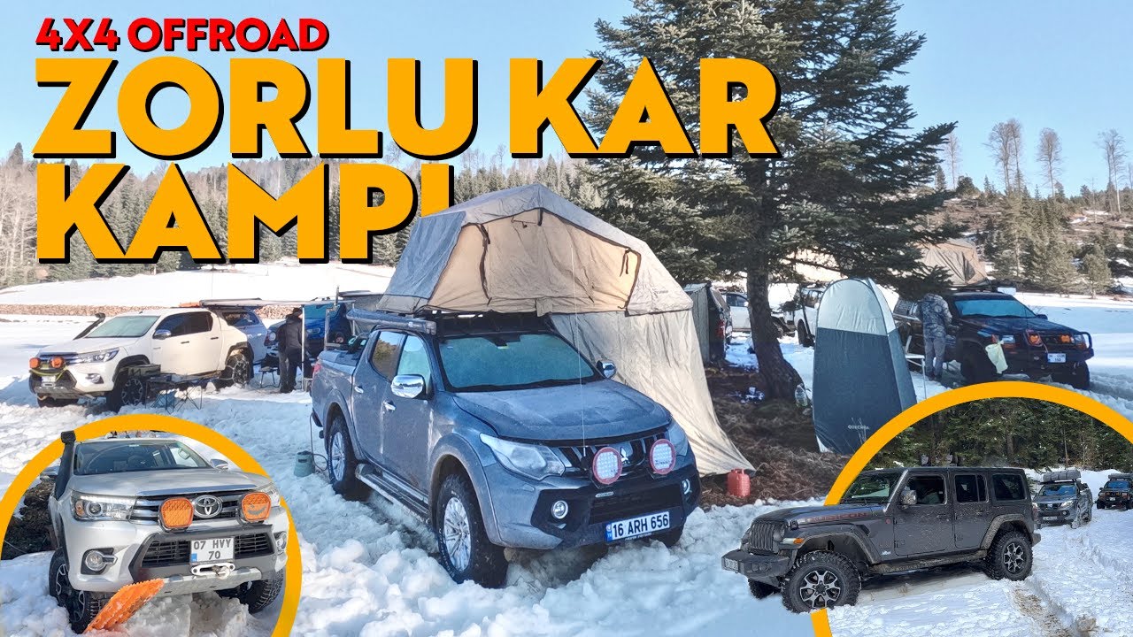 ZORLU 4X4 OFFROAD KAR KAMPI | Akyazı Turnalık Yaylası'na 10 saatte ulaştık!