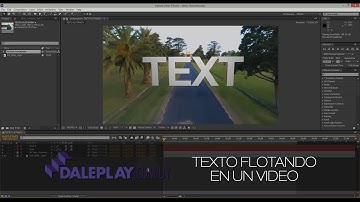 Tutorial After Effects: Texto flotando usando el Rasterador 3d