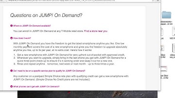 T-Mobile Jump on Demand