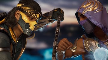 Mortal Kombat 1 - Takeda vs Rain | All Intro/Interaction Dialogues