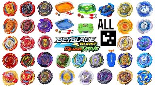 ALL QUADDRIVE QR CODES Beyblade Burst App Bey Fights | КуАр Коды Бейблейд КвадДрайв | Hasbro