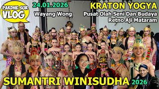 SUMANTRI WINISUDHA WAYANG WONG RETNO AJI MATARAM DI KRATON YOGYA 24.01.2026 - PAKDHE SUR VLOG #976