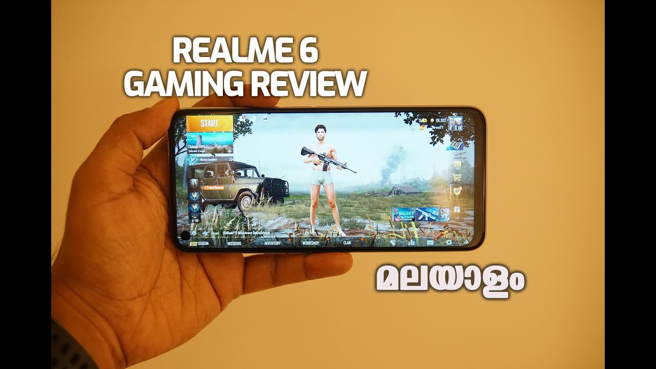 Realme 6 Gaming Review Malayalam -PUBG Mobile Graphics, Heating and Battery Drain