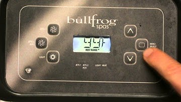 Bullfrog Spa R series, how to 