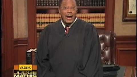 Ask Judge Mathis- December 14, 2009