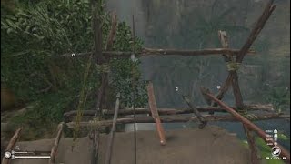 Green Hell Weapon rack glitch