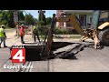 Driver escapes unharmed as sinkhole engulfs car in southwest Detroit