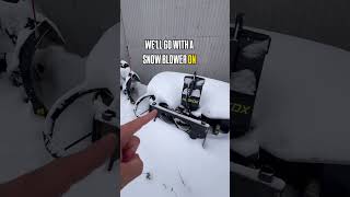 Broom for the win. #tools #heavyequipment #snow #snowremoval #contractor #automobile #besttools